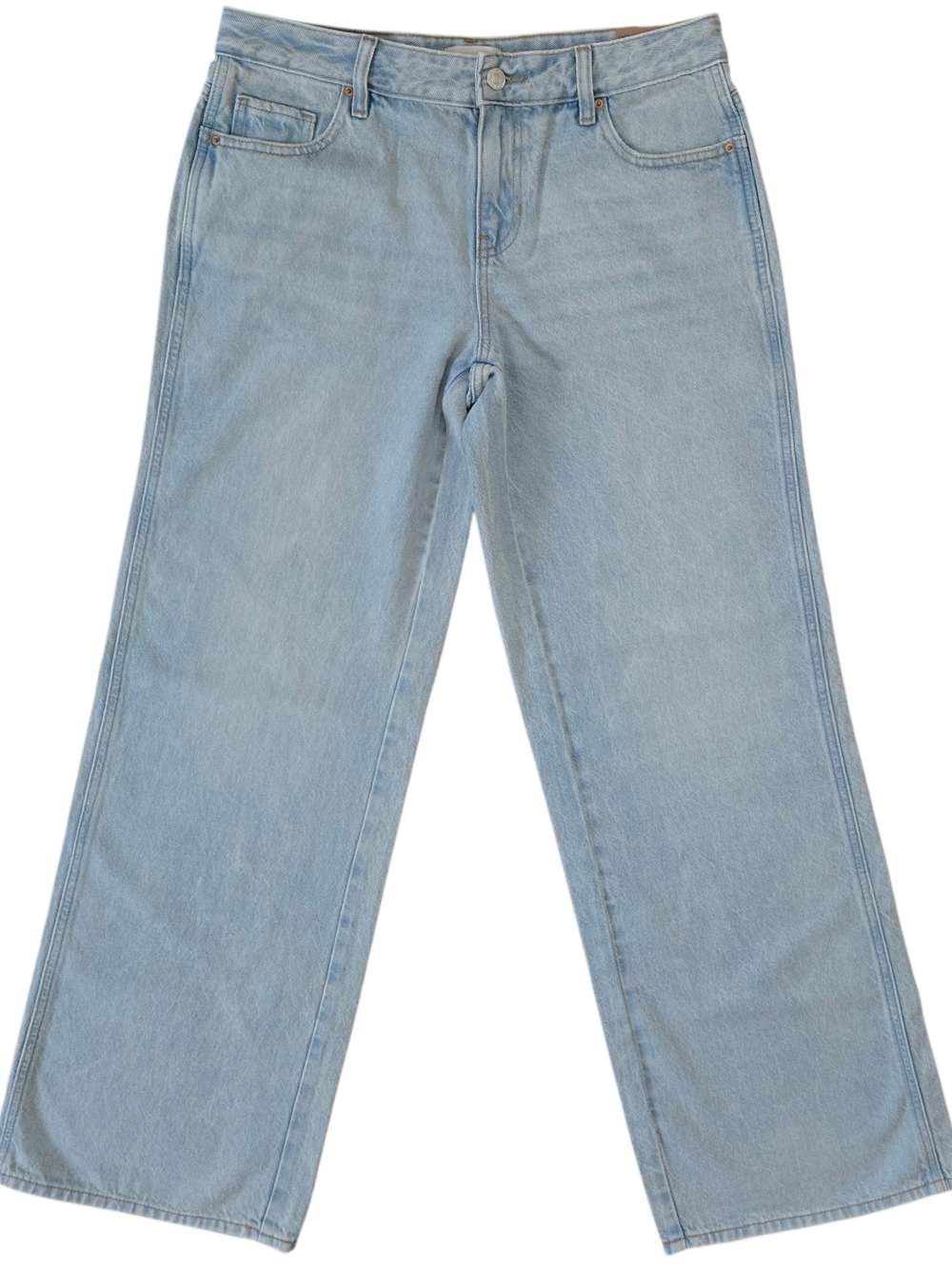 PacSun Casey Low Rise Baggy Wide Leg Jeans Womens Size 27 Blue Light Wash Velma